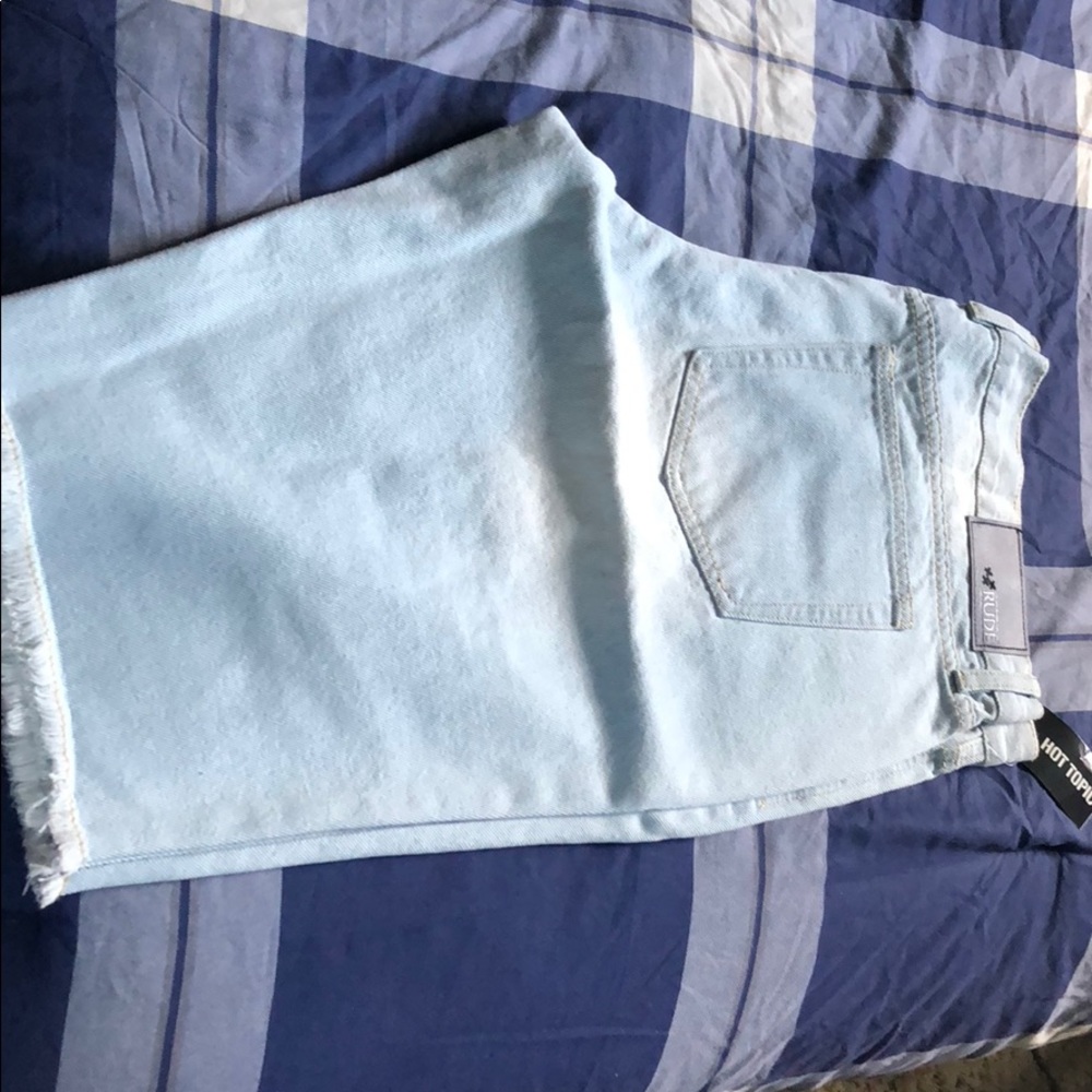 Denim Shorts Destroyed